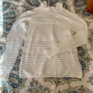 Knitted turtle neck blouse